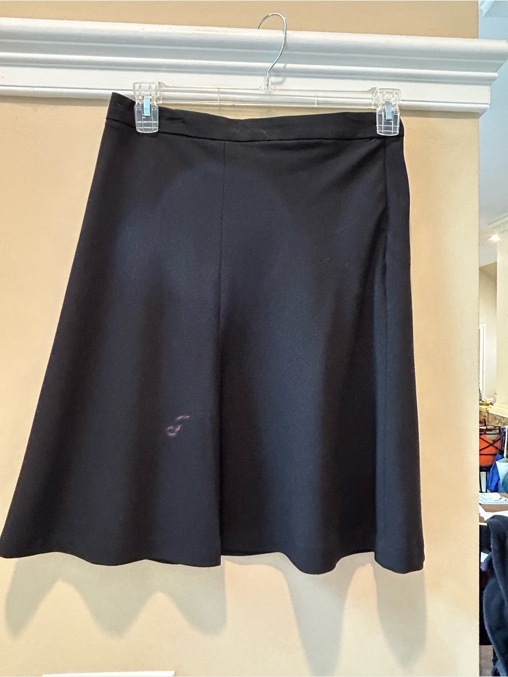 Banana Republic Black A-Line Knee Skirt